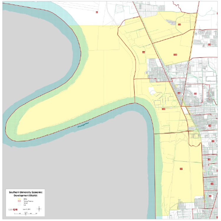 SU Economic Development District Map